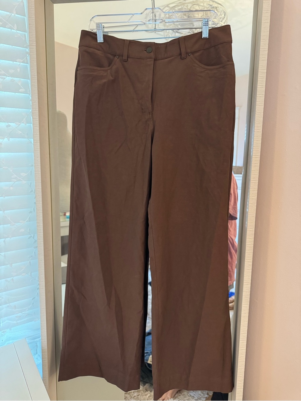 lululemon athletica Brown Wide-Leg Chinos